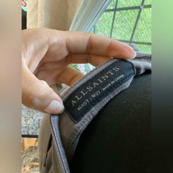 All Saints Women's Skinny Jeans - Taupe - Picture 3 of 7